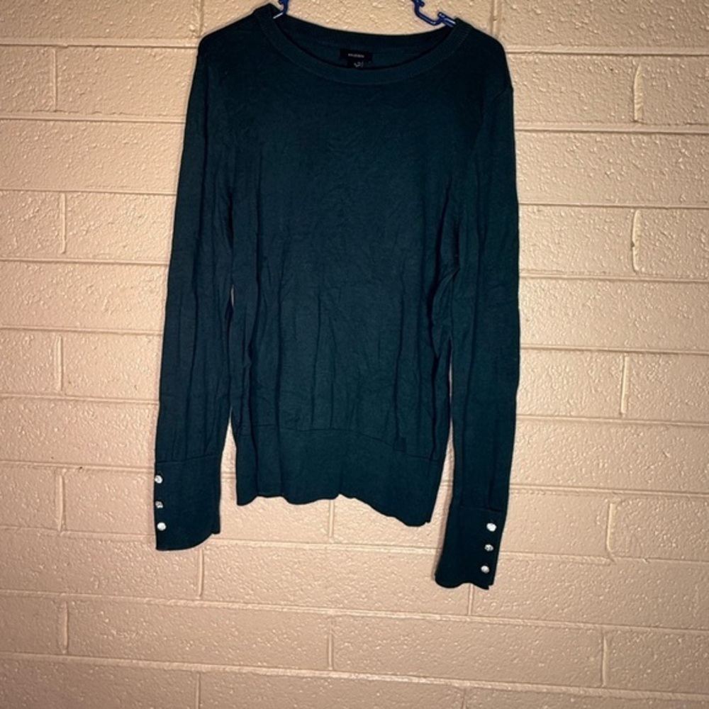 Halogen Dark Teal Crew Neck Sweater